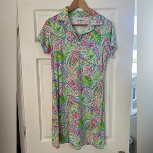 IBKUL Polo Collar Dress